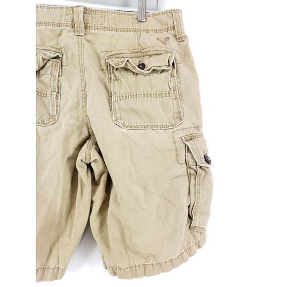 American Eagle Classic Cargo Shorts Men's Size 30 Tan - Picture 4 of 6